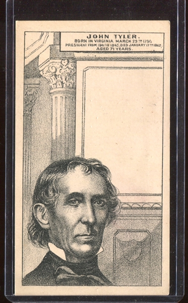 H602 Anonymous Presidents Trade Card - John Tyler