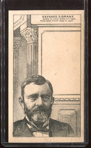 H602 Anonymous Presidents Trade Card - Ulysses S. Grant