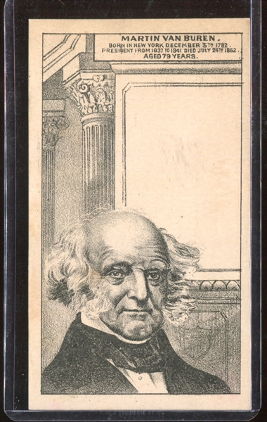 H602 Anonymous Presidents Trade Card - Martin Van Buren