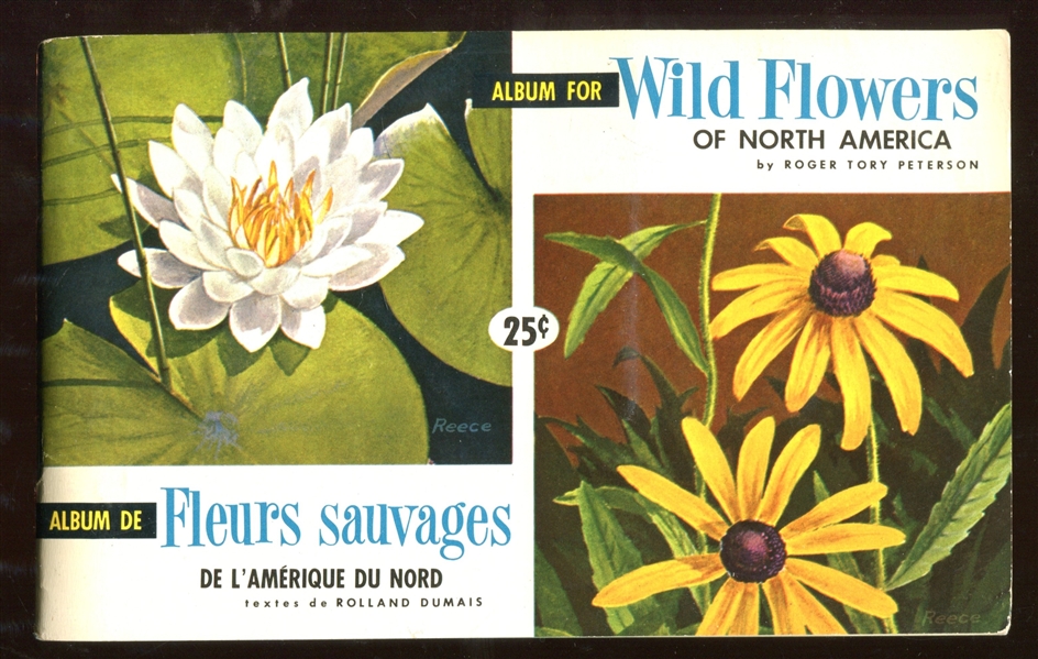 FC34-4 Brooke Bond Wild Flowers of North America Complete Set of (48) Cards in Album with Order Form