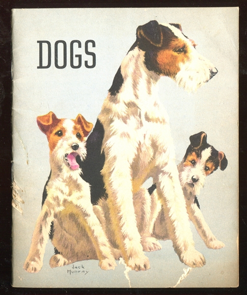 1940's Glover's Medicines Dogs Booklet using D39-3 images