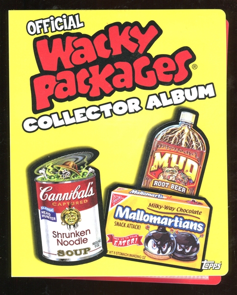 2005/2006 Topps Wacky Packages Lot of (2) Tough Sticker Albums