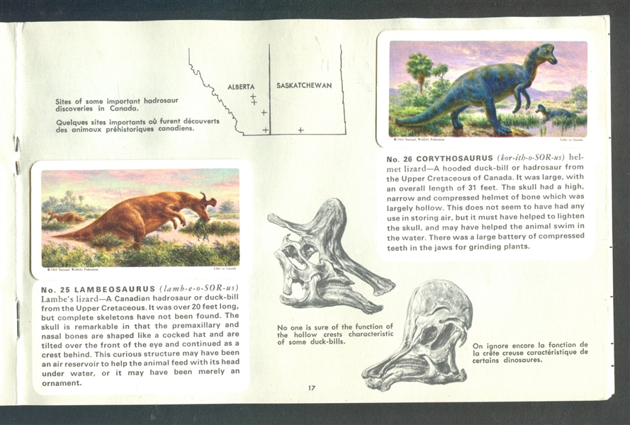 FC34-6 Brooke Bond Dinosaurs Complete Set of (48) Cards in Album