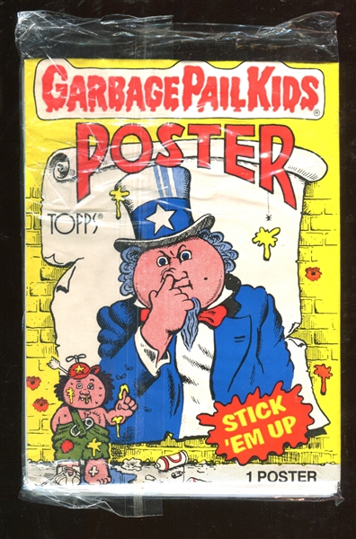 1986 Topps Garbage Pail Kids Posters Complete Set of (18) with Wrapper