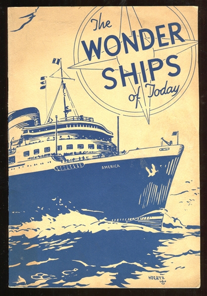 D90 Krug Bakeries Wonder Ships of Today Complete Set in Album