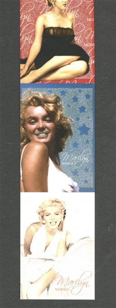 2007 Marilyn Monroe Sketch Cards Strip of (4) Promo Cards