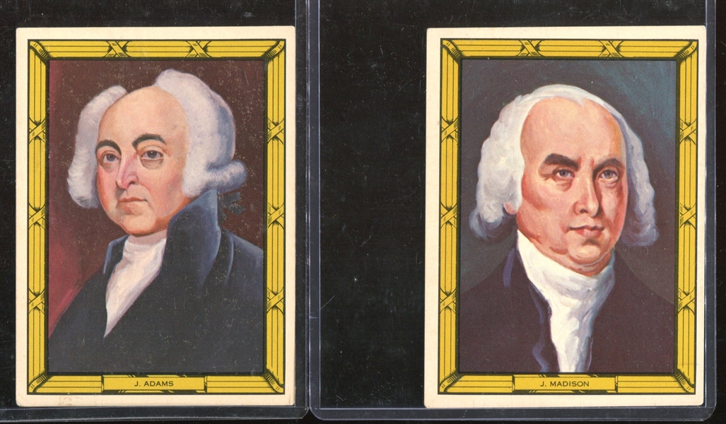 F403 Frito Lay Presidential Portraits lot of (6) Different Cards