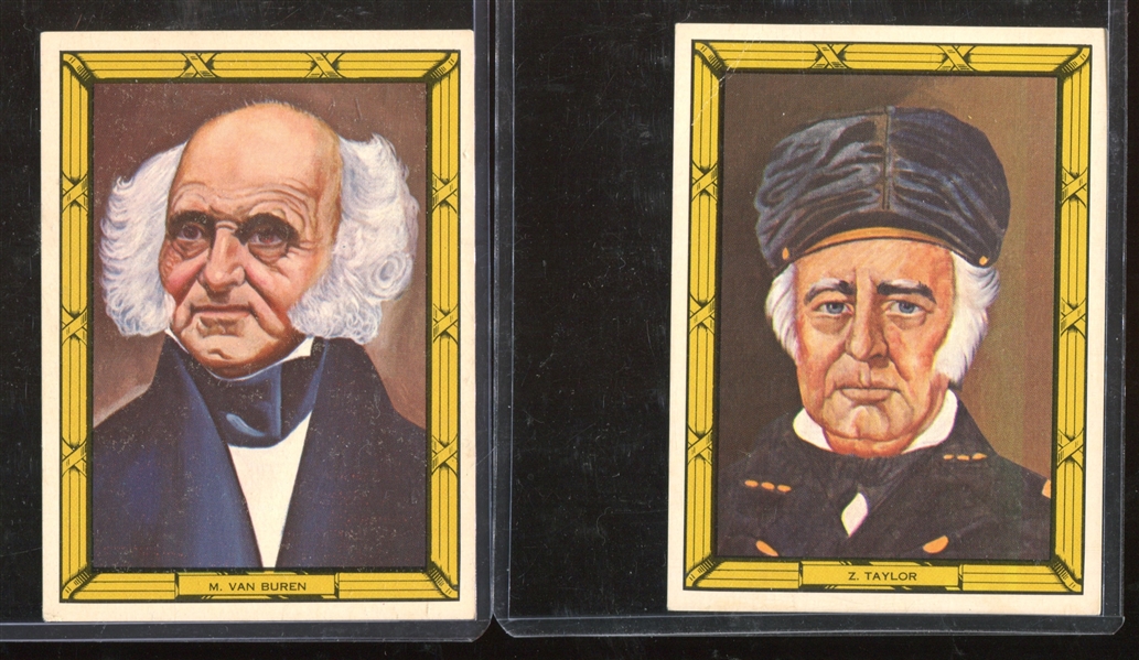 F403 Frito Lay Presidential Portraits lot of (6) Different Cards