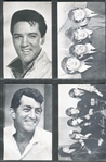 1964 Exhibit Supply Co. Male Recording Stars Complete Set of (32) on Thin Paper