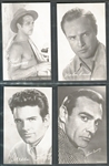 1962 Exhibit Supply Co. Male Film Stars Complete (32) Card Set