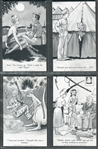 1944 Exhibit Supply Co. Army Capers Complete (32) Card Set