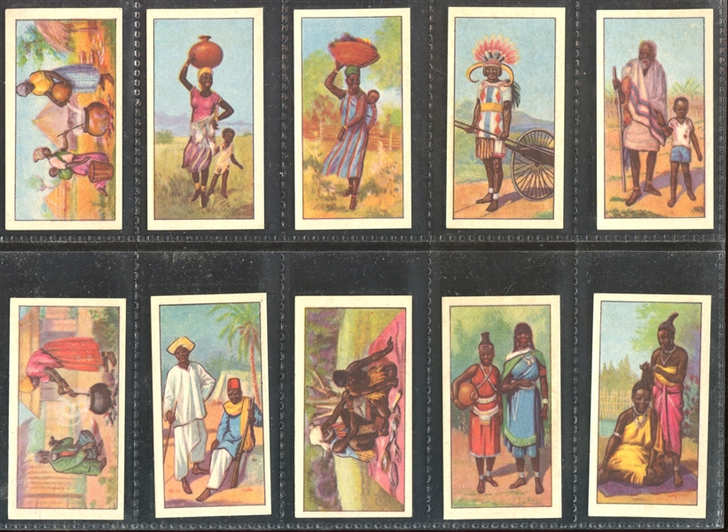 1936 CWS Raydex African Types Complete Set of (24) Cards