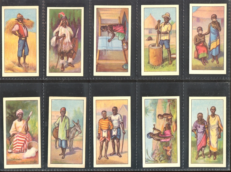 1936 CWS Raydex African Types Complete Set of (24) Cards