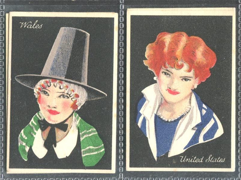 1929 Major Drapkin Girls of Many Lands Complete Set of (50) Cards