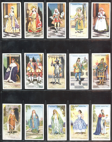 1927 John Player Gilbert and Sullivan (2nd Series) Complete Set of (50) Cards