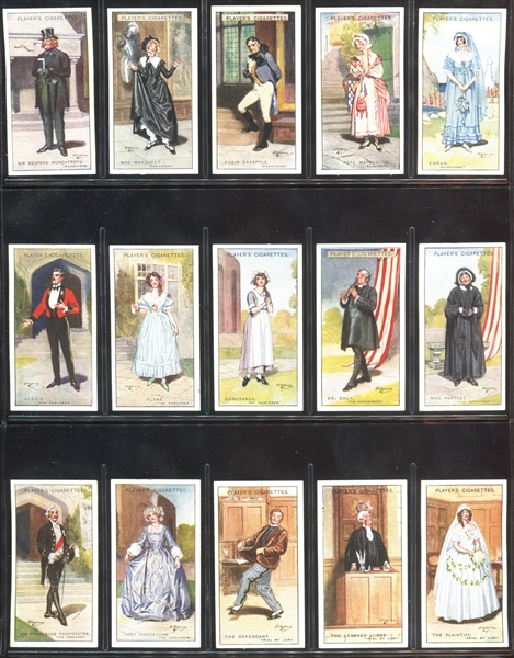 1927 John Player Gilbert and Sullivan (2nd Series) Complete Set of (50) Cards