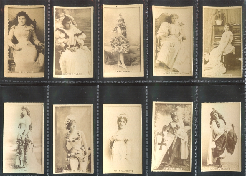 N245 Kinney Sweet Caporal Actresses Lot of (28) Higher Grade Cards