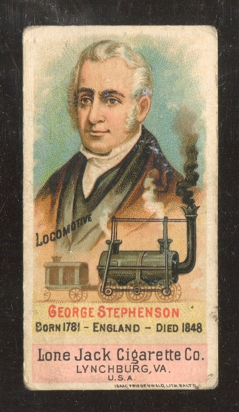 N365 Lone Jack Cigarettes Inventors George Stephenson