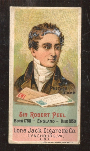 N365 Lone Jack Cigarettes Inventors Sir Robert Peel