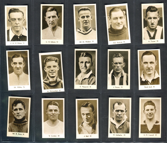  1932 Du Beukelaer All Sports Complete Set of (100) High Grade Cards