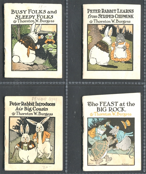 Fantastic Lot of (10) Miniature Nursery Rhyme Booklets - Cracker Jack, Bread and Others