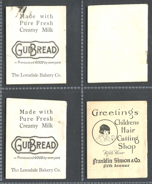 Fantastic Lot of (10) Miniature Nursery Rhyme Booklets - Cracker Jack, Bread and Others