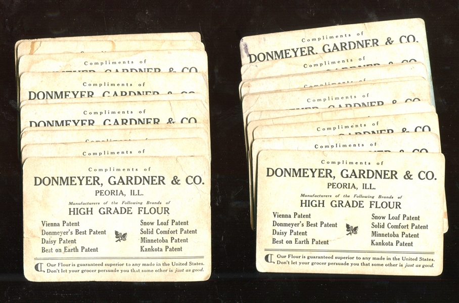 H630 Mail in Foreign Lands Lot of (20) Donmeyer, Gardner Flour