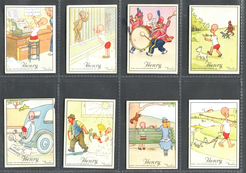 T78 Tareyton Cigarettes Little Henry Lot of (62) Cards