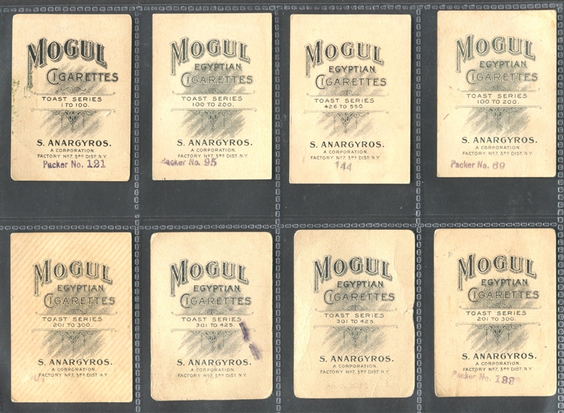 T112 Mogul Cigarettes Toast Series Lot of (14) Cards