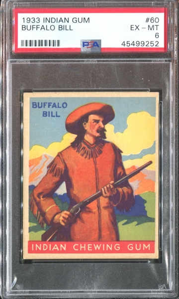 R73 Goudey Indian Gum #60 Buffalo Bill PSA6 EXMT