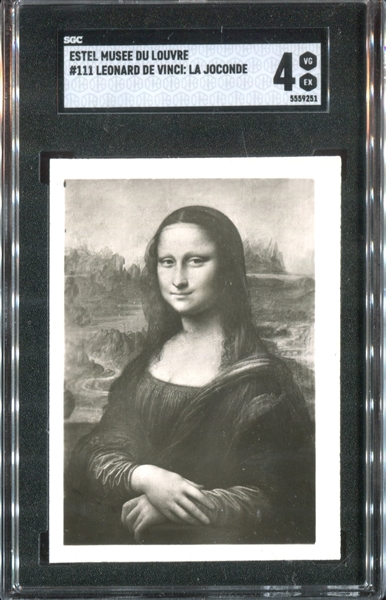 Estel de Louvre Set of (20) Cards and Wrapper with SGC Mona Lisa