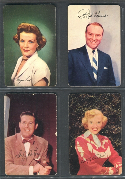 D77 Mother's Cookies Television and Radio Stars Lot of (4) Different