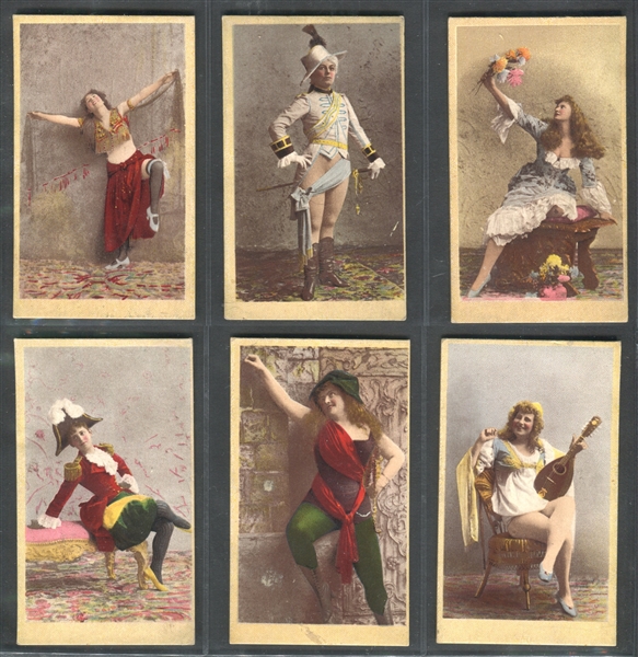 N359-2B Ideal Cut Plug Actresses (No ad on front) Lot of (6) Cards