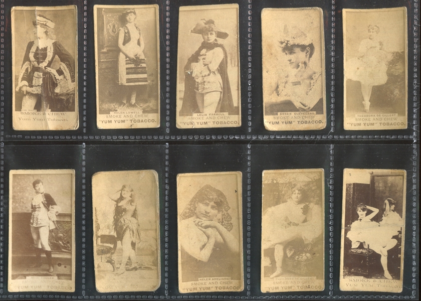 N402 Aug Beck Yum Yum Actresses Lot of (16) Cards