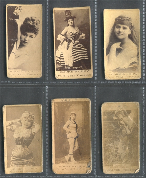 N402 Aug Beck Yum Yum Actresses Lot of (16) Cards