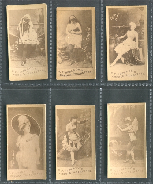 N330 S. F. Hess Actresses Lot of (16) Cards