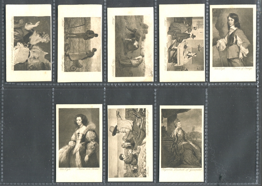 1910 Will's Art Photogravures Complete Set of (50) With SGC Mona Lisa, Rembrandt