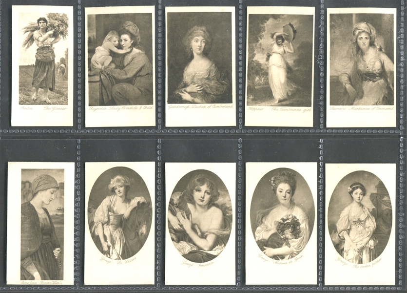 1910 Will's Art Photogravures Complete Set of (50) With SGC Mona Lisa, Rembrandt