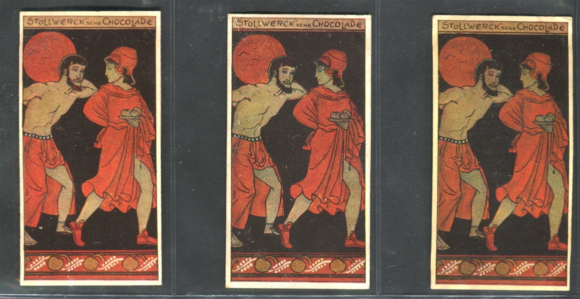 1899 Stollwerck Hercules Lot of (3) Cards