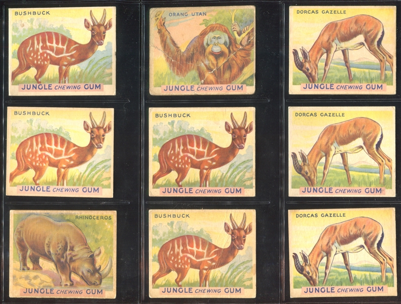 R78 Goudey Jungle Gum Lot of (53) Cards