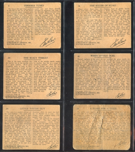 R55 Gumakers Frank Buck Lot of (42) Cards