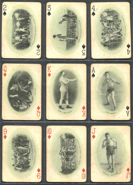 Early James Jeffries Boxing Card Set of (53) Cards