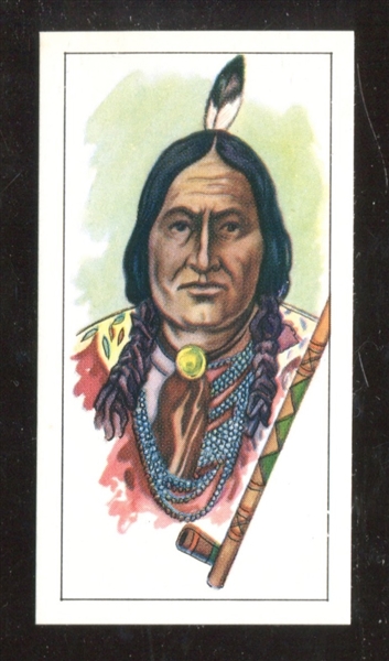 1962 G.P. Tea American Indian Tribes #12 Dakota Sioux (Pictures Sitting Bull)