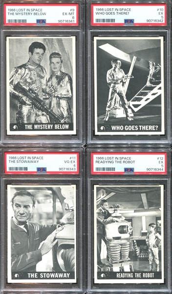 1966 Topps Lost in Space Complete (55) Card Set Completely PSA-Graded