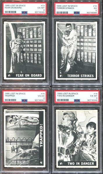 1966 Topps Lost in Space Complete (55) Card Set Completely PSA-Graded