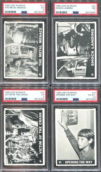 1966 Topps Lost in Space Complete (55) Card Set Completely PSA-Graded