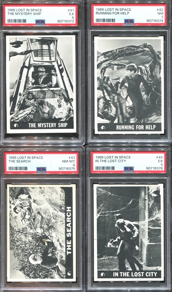 1966 Topps Lost in Space Complete (55) Card Set Completely PSA-Graded