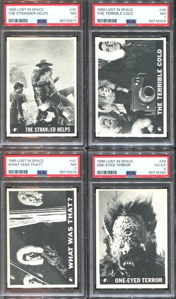 1966 Topps Lost in Space Complete (55) Card Set Completely PSA-Graded