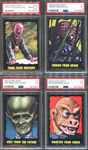 1964 Topps Outer Limits Lot of (27) PSA-Graded Cards