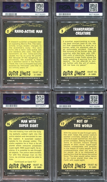 1964 Topps Outer Limits Lot of (27) PSA-Graded Cards